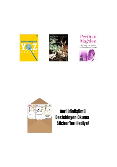Yaz Kitabı + Whom Were We Running From + Korkma Bu Akşam Gelip Çalmam Kapını + Okuma Sticker'ları