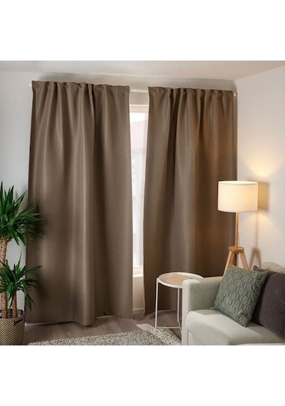 Ikea Vılborg Fon Perde 145x300 Cm Bej