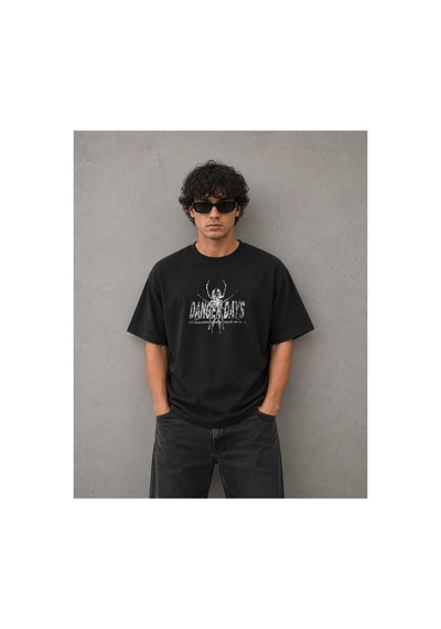 Yolo Street Siyah Örümcek Baskılı Oversize %100 Pamuk Erkek Tişört Vintage Dark Gothic Streetwear Siyah12a Yolo Street Siyah Örümcek Baskılı Oversize %100 Pamuk Erkek Tişört Vintage Dark Gothic Streetwear Siyah12a