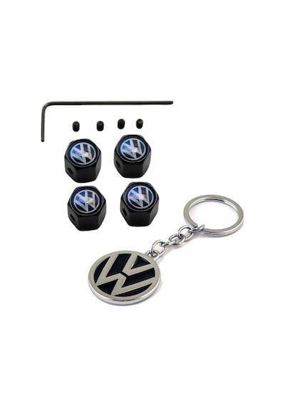 Volkswagen Eos Mavi Logolu Alyanlı Çalınmaya Karşı Güvenli Ve Krom Anahtarlık