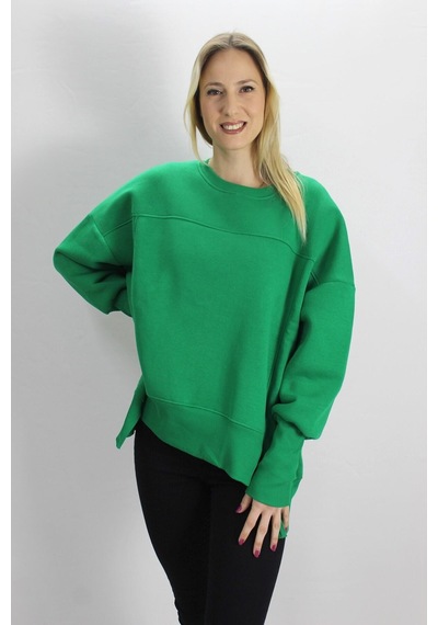Rouge Basic Şardonlu Üç İplik Parçalı Sweat Çok Renkli