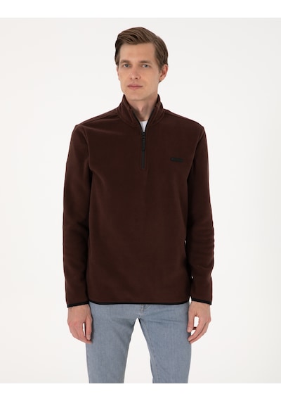 Pierre Cardin Erkek Kahverengi Sweatshirt 50314056-vr029 Kahverengi