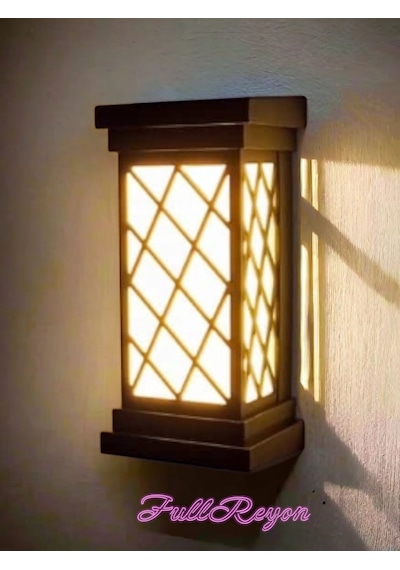 24 Watt Gün Işığı Modern İç Ve Dış Mekan Led Aplik, Banyo, Teras, Veranda, Balkon, Kamelya Armatürü Siyah