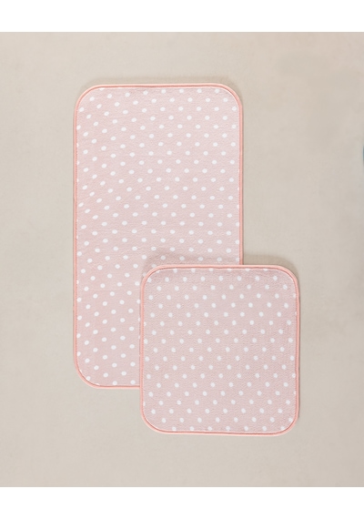 Madame Coco Brume Puantiyeli 2'li Banyo Paspası - Pembe 8684427127797 Pudra