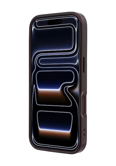 Apple iPhone Uyumlu 18 Pro Max Kılıf Bmw Lisanslı M-safeli Metal Buton Tasarımlı Buzlu Iml Baskılı Kapak Bordo