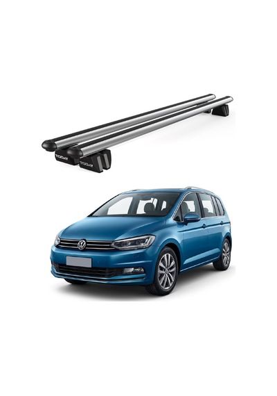 Pençe Volkswagen Touran 2015 Ve Sonrası Uyumlu Gri Ara Atkı 135cm Port Bagaj Tavan Barı