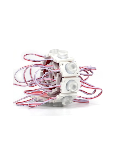 Mercek Led 1.5 Watt - 12 Volt – Direk Güçlü Işık - 10 Adet