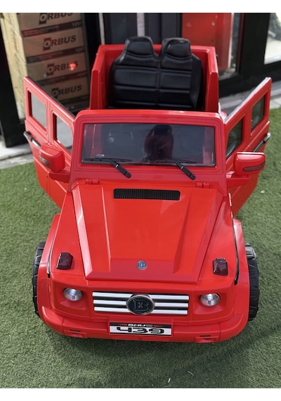 Mercedes Brabus İsme Özel Plaka Hediye Akülü Araba 0-6 Yaş Kırmızı