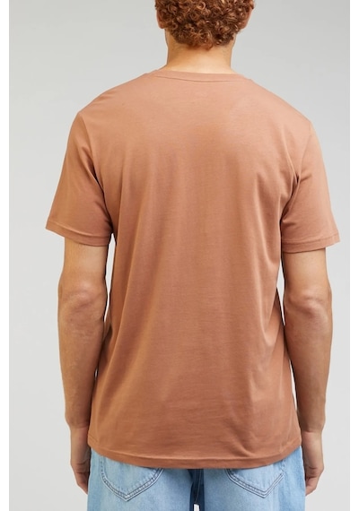 Lee Sıfır Yaka Regular Fit Turuncu Erkek T-shirt L60ufquk 001