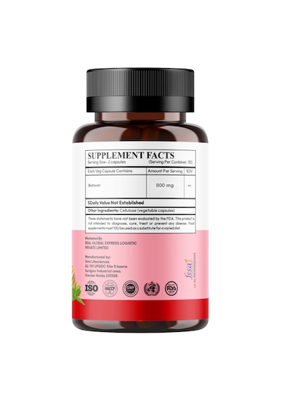 Shatavari Hint Kuşkonmazı Şatavari-asparagus Racemosus 400 Mg, 60 Kapsül