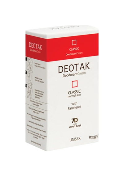 4 Adet Deotak Krem Deodorant Classic 35 Ml