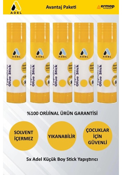 Adel Stick Yapıştırıcı 8 Gram - 5 Adet