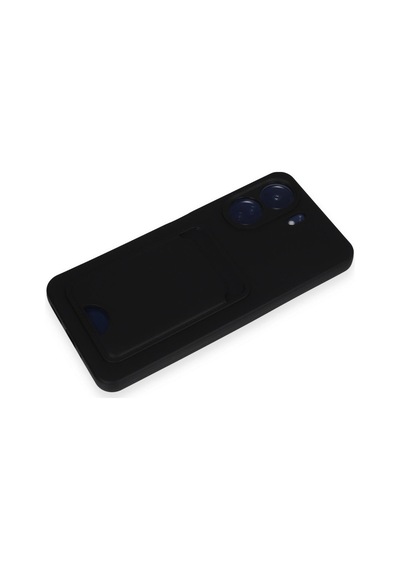Xiaomi Redmi 13c Kılıf Kelvin Kartvizitli Silikon - Siyah -