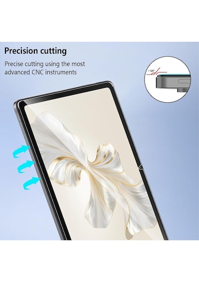 Honor Pad 9 12.1 Inç Tablet Uyumlu Nano Kırılmaz Ekran Koruyucu Şeffaf Cam Koruyucu Tam Uyumlu