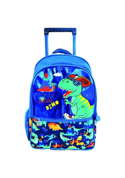 Dream Vest Orman Dinozoru Çek-çek Ve Beslenme Çantası Seti Çok Renkli E