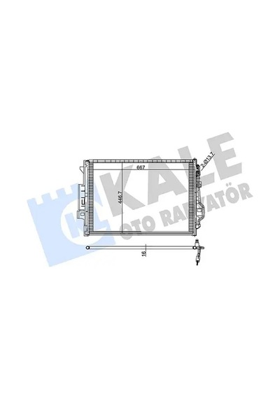 Mercedes S320 W221 Klima Radyatoru 2006-2013 Kale 343050