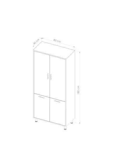 Çift Çamaşır Sepetli Banyo Dolabı Beyaz