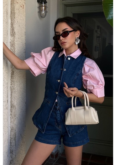 Shule Bags Arte El Ve Çapraz Çanta Krem Krem