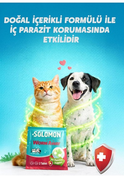 Kedi Köpek İçin Bitkisel Ve Lezzetli Anti Tablet 2 Adet 4 Tablet