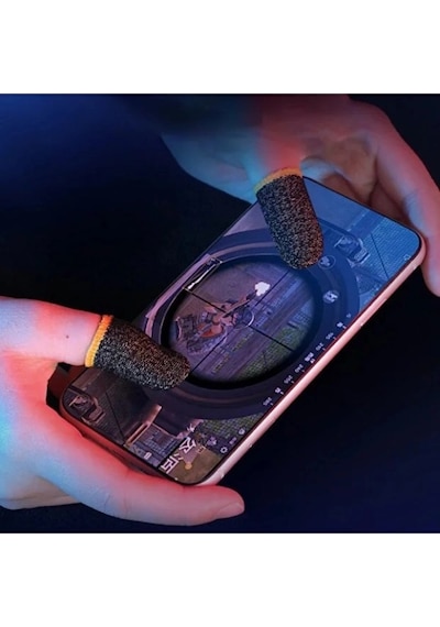 Eldiven Mobil Oyun Pubg Cod Mobile Hassas Dokunmatik Fiber Profesyonel Kontrol Oyun Parmak Eldiveni