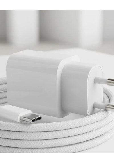 Apple Uyumlu iPhone 17 Pro Max Şarj Seti Çok Renkli