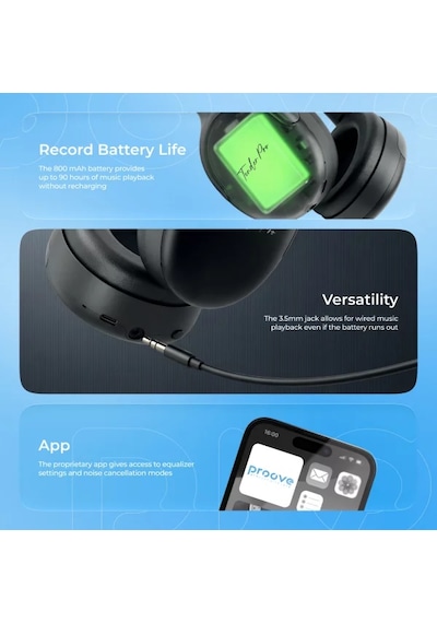 Proove Tender Pro Bluetooth 6.0 Kulak Üstü Kulaklık