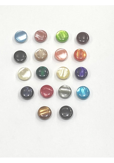 Bluz Düğmesi/ Sedefli Bluz Düğmesi / 1,2 Cm / 10 Adet / 2882 / - Gri