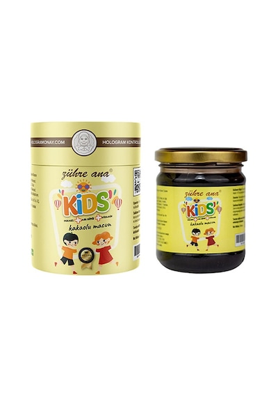 Zühre Ana Kids Arı Sütü Pekmez Vitamin Katkılı Kakaolu Macun 240 G