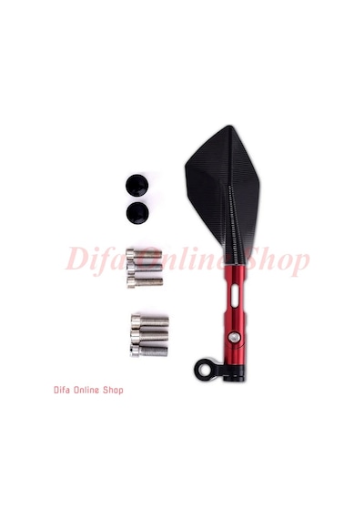 Merpa Motosiklet Aynası Cnc Alüminyum Düz 8-10mm /ters 10m Turuncu Motoparax Renk : Standart