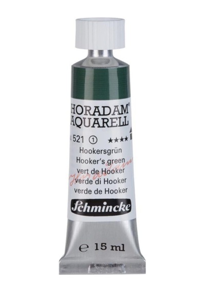 Schmincke : Horadam Aquarell Artist Sulu Boya : 15 Ml Tüp : Seri 1 521 Hooker's Green