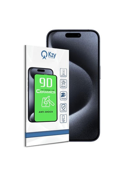 İletişim İphone 15 Pro İle Uyumlu Tam Kaplayan Seramik Nano Esnek Ekran Koruyucu Cam Sku: Zeusb0cx6mvqcj