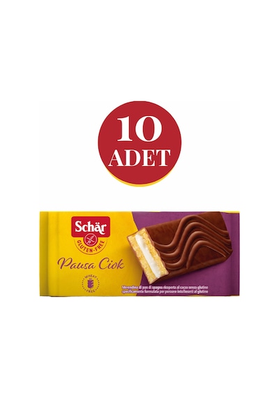 Schar Pausa Ciok Glutensiz Çikolata Kaplı Kek 10 x 35 G