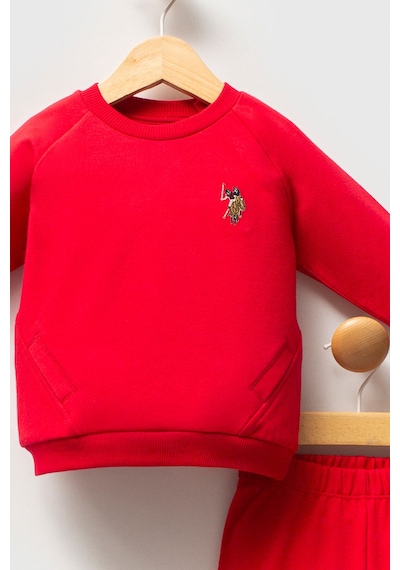 U.S. Polo Assn. U.s. Polo Assn Erkek Bebek Kırmızı Takım Usb2586-c-v1 Kırmızı
