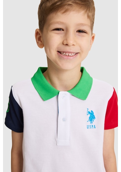 U.s. Polo Assn. Erkek Çocuk Beyaz Tişört 50325623-vr013