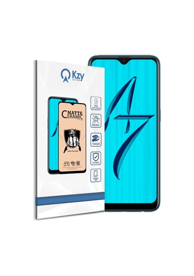 Oppo AX7 ile Uyumlu Tam Kaplayan Esnek Nano Mat Seramik Ekran Koruyucu