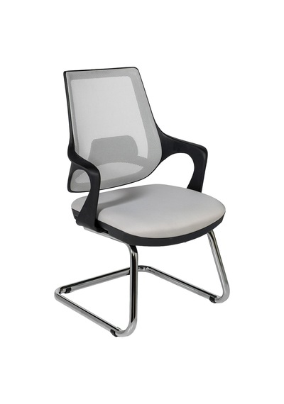 Ofisbazaar Buya Fileli Misafir Koltuğu Ergonomik Toplantı Ve Bekleme Koltuğu Gri Gri Ofisbazaar Buya Fileli Misafir Koltuğu Ergonomik Toplantı Ve Bekleme Koltuğu Gri Gri