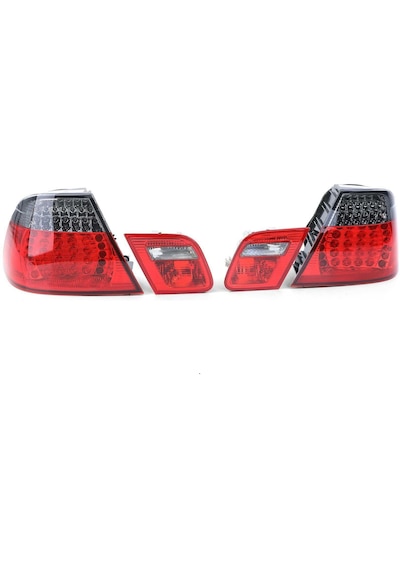Bmw E46 Coupe Lcı Uyumlu Kırmızı Beyaz Led Stop 2002-2005