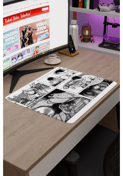 Hajime No Ippo Anime V5 - 48x40 Xl Gaming Kauçuk Kaymaz Taban Mouse Pad Fare Altlığı