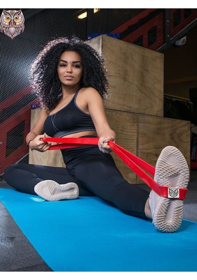 208 Cm Pilates Jimnastik Lastiği Egzersiz Yoga Direnç Bandı H...