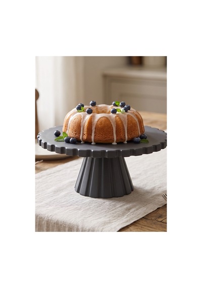 Kek Pasta Sunum Standı Cupcake Standı 20 Cm Siyah