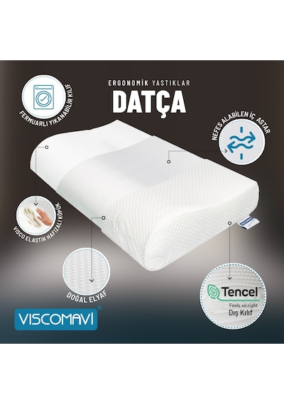 Viscomavi Datça Ergonomik Visco Yastık