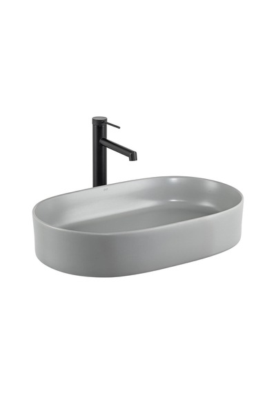 E-w1202mg Tezgah Üstü Lavabo Mat Gri Çok Renkli