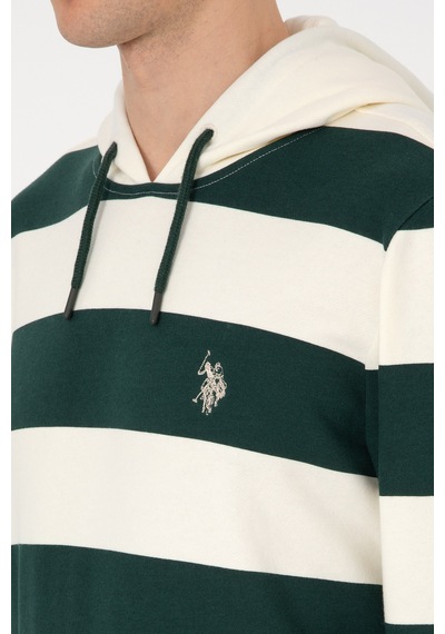 U.s. Polo Assn. Erkek Koyu Yeşil Sweatshirt 50316366-vr079 Koyu Yesıl