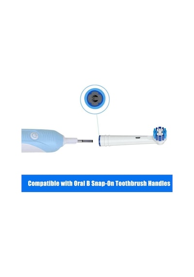 Lovyco Oral-B Braun Uyumlu 8 Adet Yedek Başlık