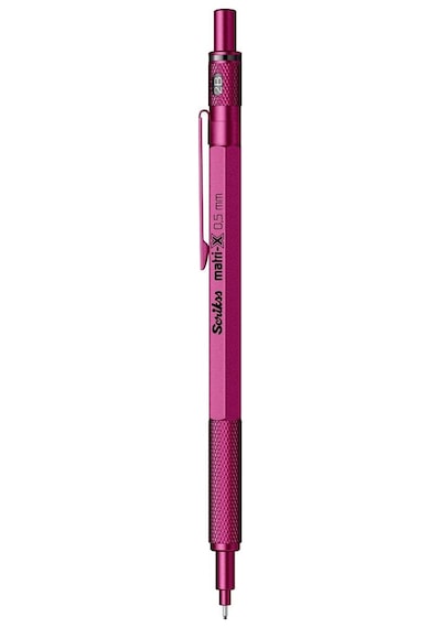 Scrikss Matri-x Versatil 0.5 Mm Metalik Pembe Şeffaf Amb.