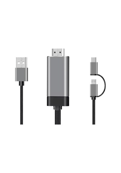 Hdmı Ve Vga Çıkışlı 3'ü 1 Arada Usb Görüntü Aktarıcı