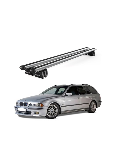 Pençe Bmw 5 Series Touring E39 2000-2004 Uyumlu Gri Ara Atkı Port Bagaj Tavan Barı