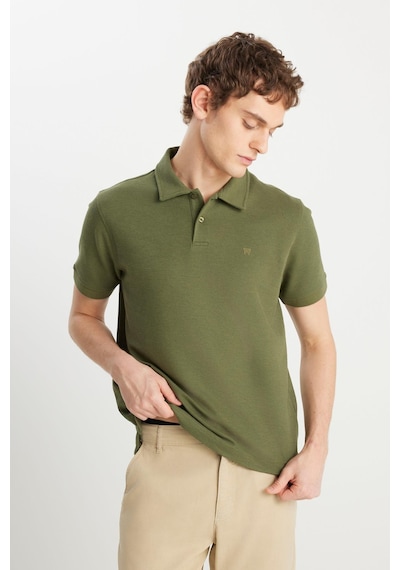 Wrangler Erkek Regular Fit Polo Erkek T-shirt Yeşil