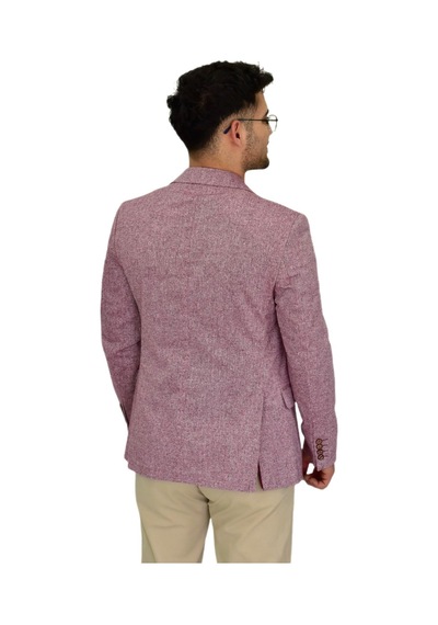 Erkek Bordo Tek Spor Ceket Çift Yırtmaçlı Bgl-st04464 Bordo
