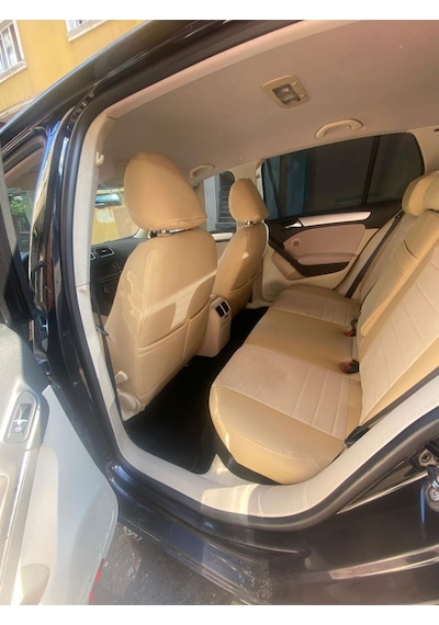 Golf.6-2008 11 Arası Uyumlu Highline Paket Arka Sırt 2 1 Oto Koltuk Kılıfı